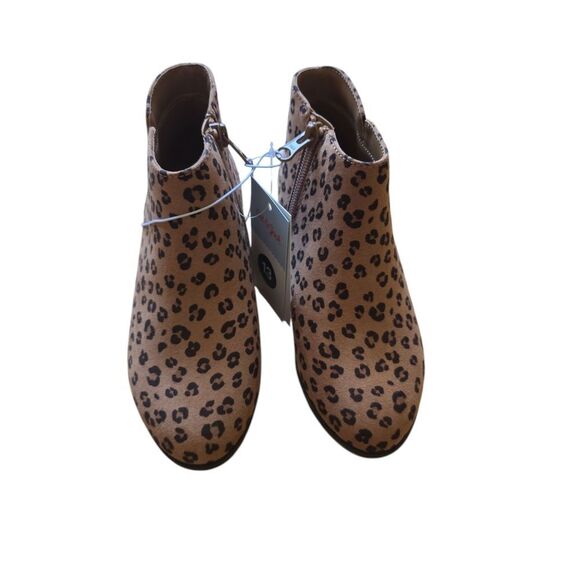 Leopard Print Ankle Boots - Picture 1 of 2
